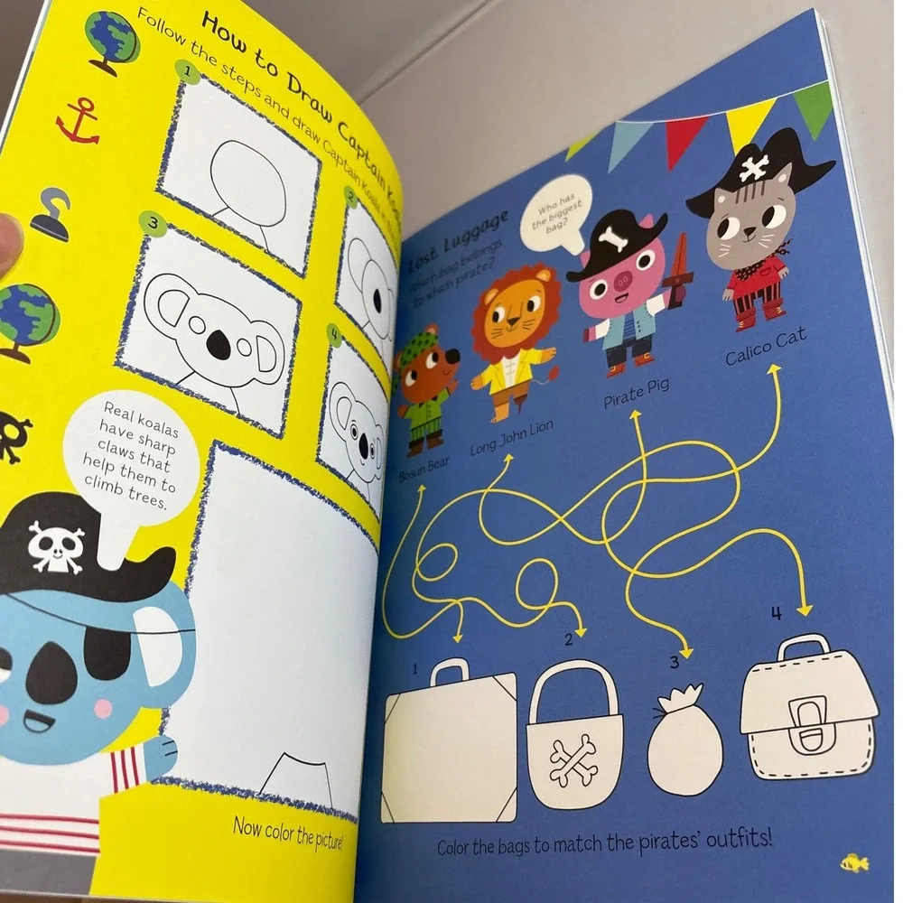 Make and Do Pirates Activity‎ Book Sterling Childrens Books Kids Ages 4 Up STEAM